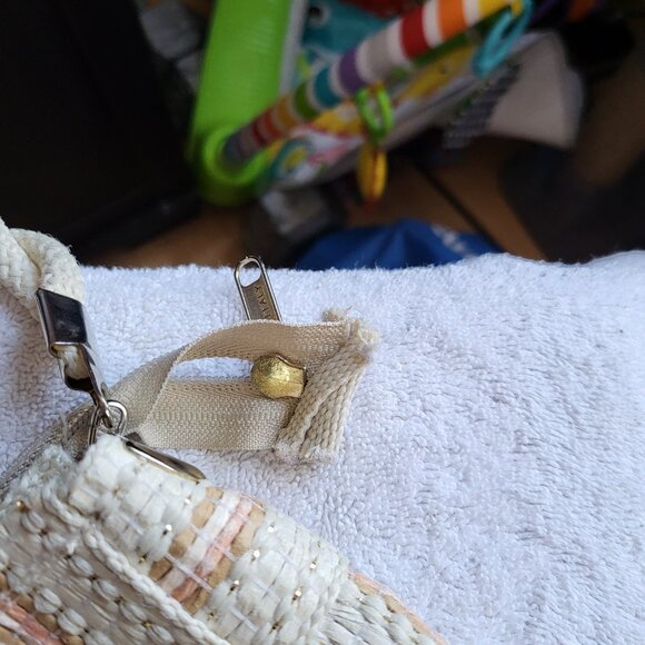 Vintage ITALIAN BAG Woven Straw Tote Made In Italy Purse Handbag GUC SEE PICS - Picture 6 of 10